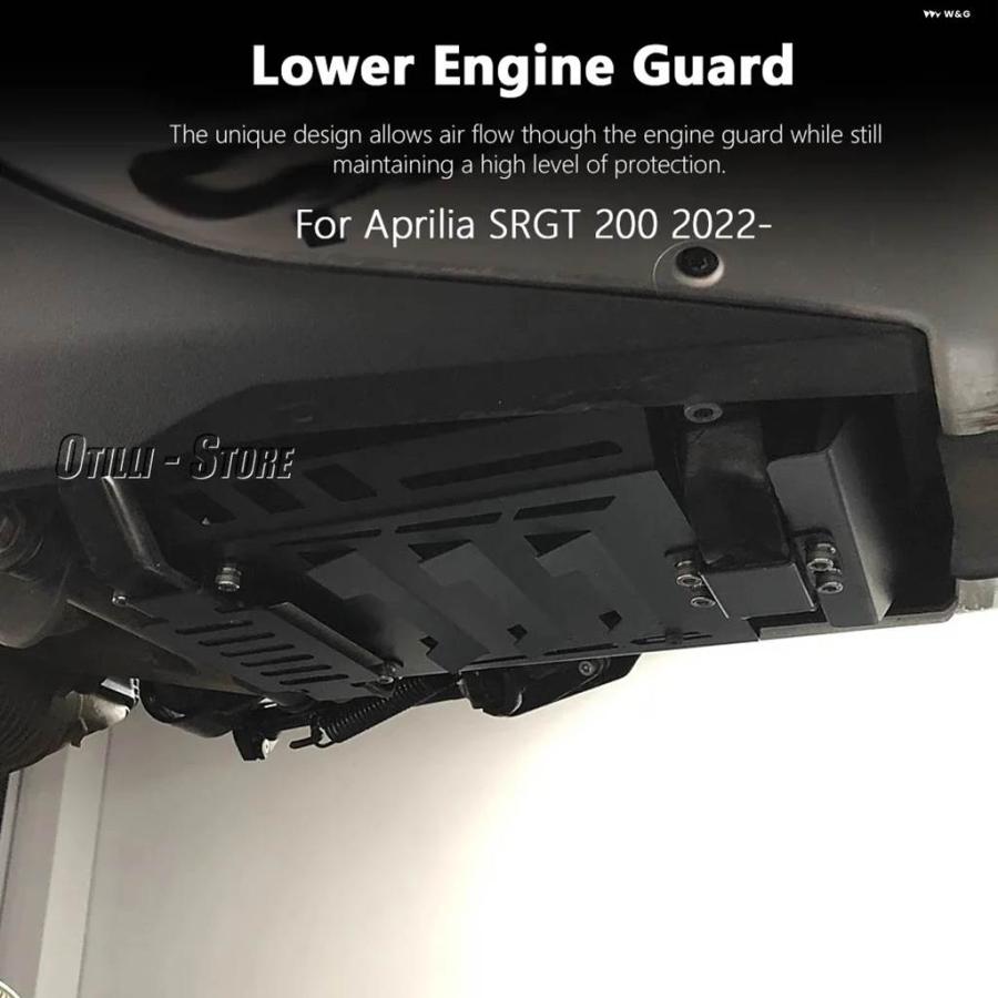 並行輸入品 アプリリア SRGT200 SRGT 200 ベリーパン プロテクター SR GT200 SR GT 200 2022 2023 アンダー エンジン シャーシガード_2