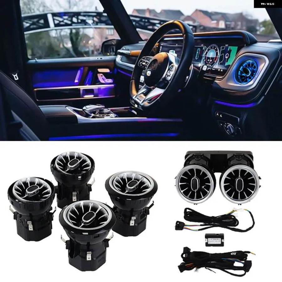 並行輸入品 車 8/64色 LED ダッシュボード AC エアコン ベント アウトレット ターボ メルセデス ベンツ G クラス AMG W463 W464 G63 G550_8