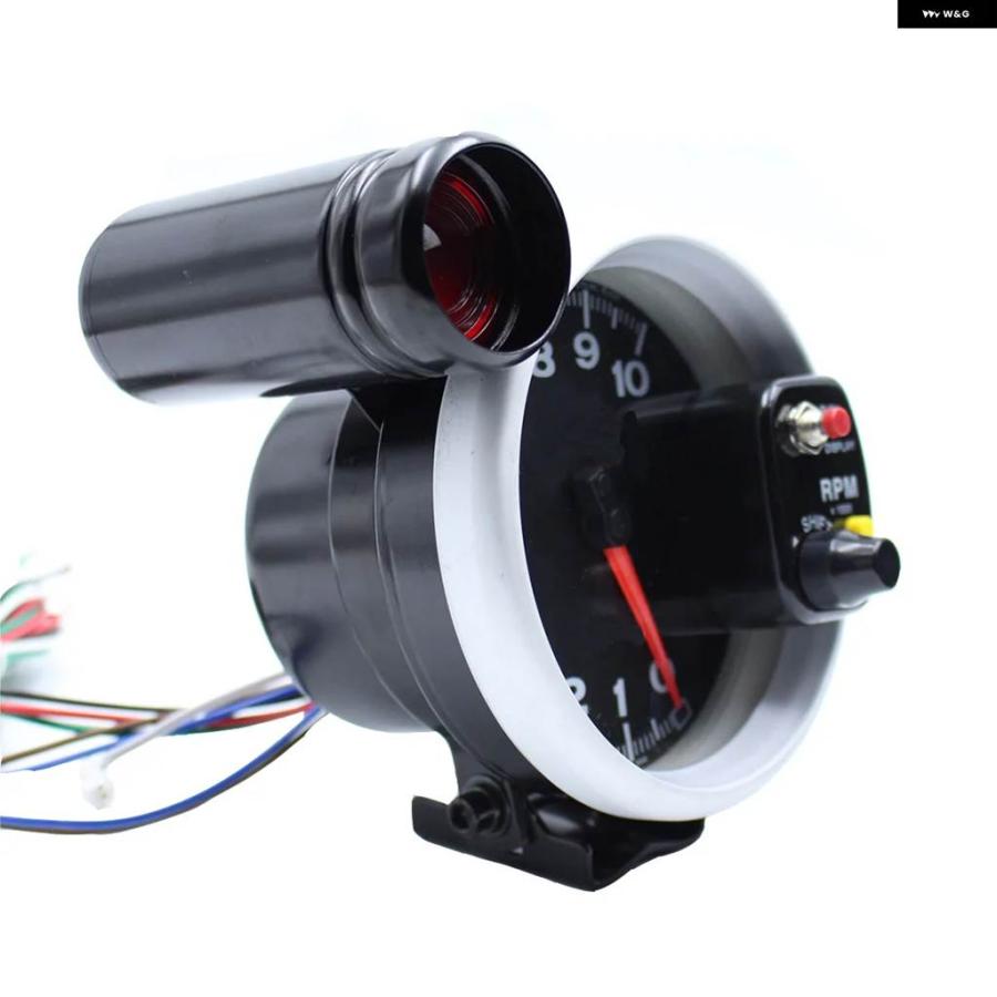 並行輸入品 HA オートゲージ 5インチ 125MM タコメーター 0-10000RPM カスタム パーツ アクセサリー_5