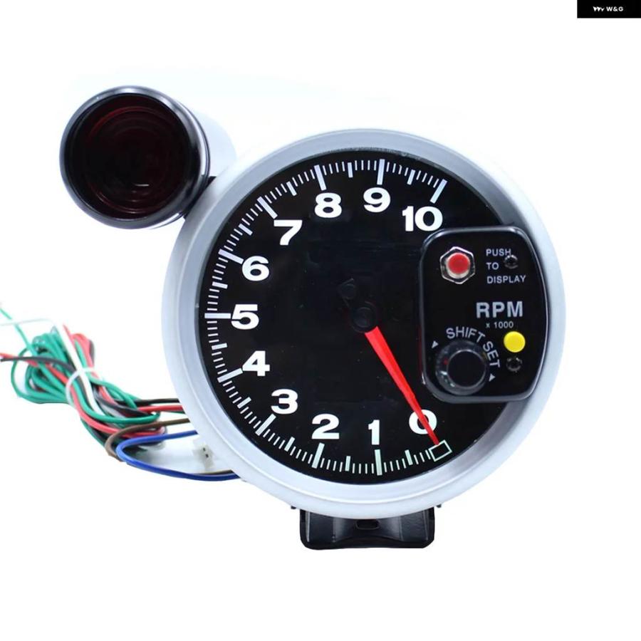 並行輸入品 HA オートゲージ 5インチ 125MM タコメーター 0-10000RPM カスタム パーツ アクセサリー_7