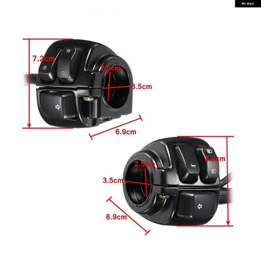 並行輸入品 オートバイ 1インチ 25MM ハンドルバー スイッチ コントロール 配線 ハーネス ハーレー ソフテイル 1996-2012 ダイナの画像