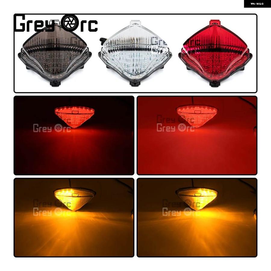 並行輸入品 ヤマハ YZF-R1 2004 2005 2006 LED リア テールライト ブレーキ ウィンカー 統合ライトの画像