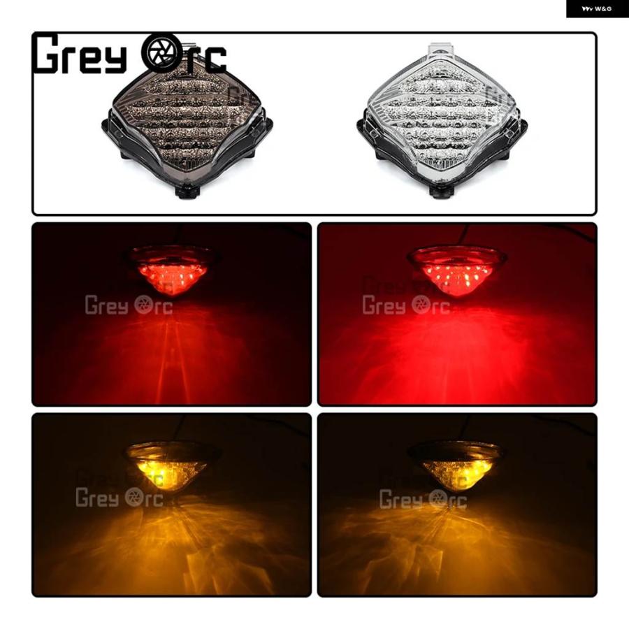 並行輸入品 ヤマハ YZF-R1 2004 2005 2006 LED リア テールライト ブレーキ ウィンカー 統合ライトの画像