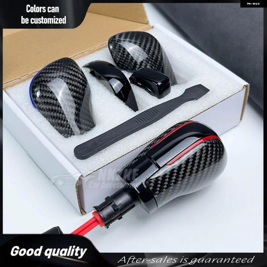 並行輸入品 フォルクスワーゲン ゴルフ 7 GTI R ティグアン パサート B7 B8 CCカーボン DSG ギアノブの画像