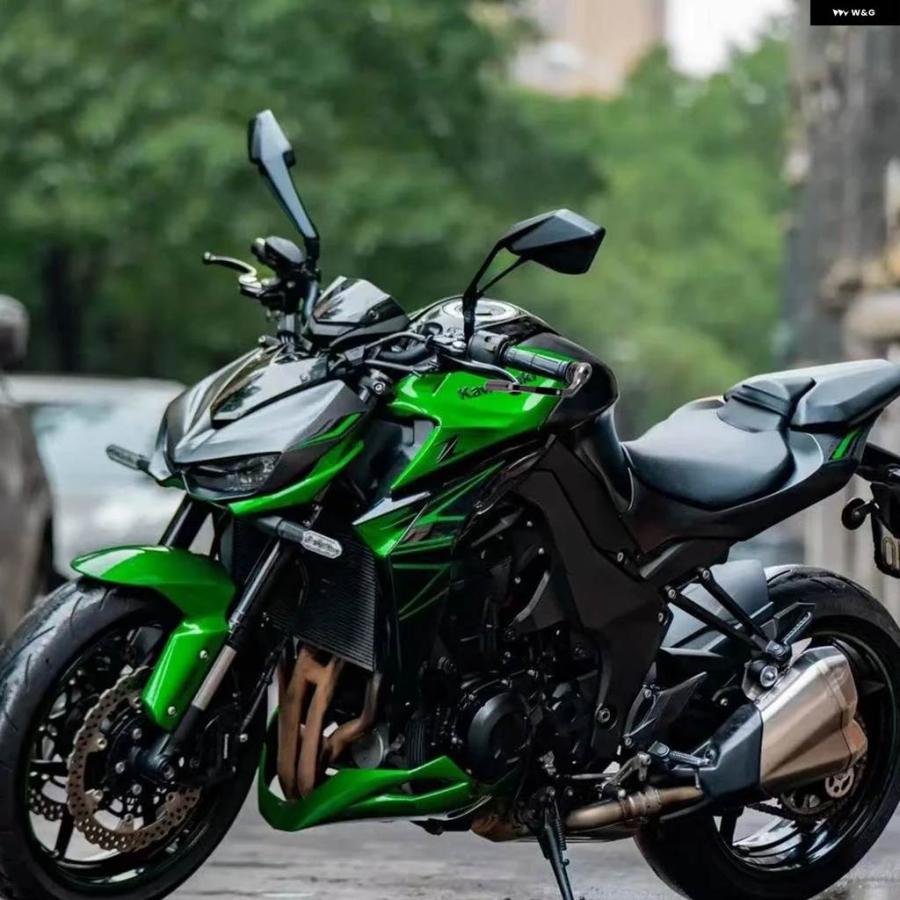 並行輸入品 カワサキ バイク ハンドルバー レバー ガード プロテクター ハンドガード Z400 Z500 Z650 Z900 Z1000の画像