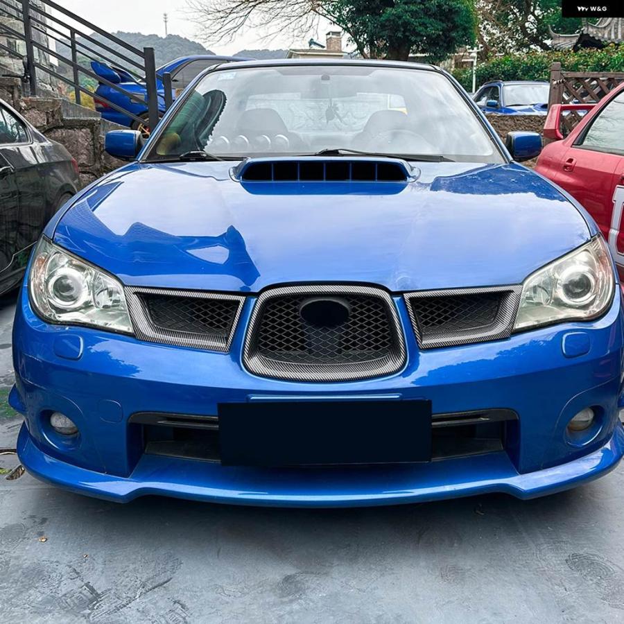 並行輸入品 フロントフード グリル レーシング バンパー グリル エクステリア スバル インプレッサ WRX STI 第9世代 2006-2007の画像