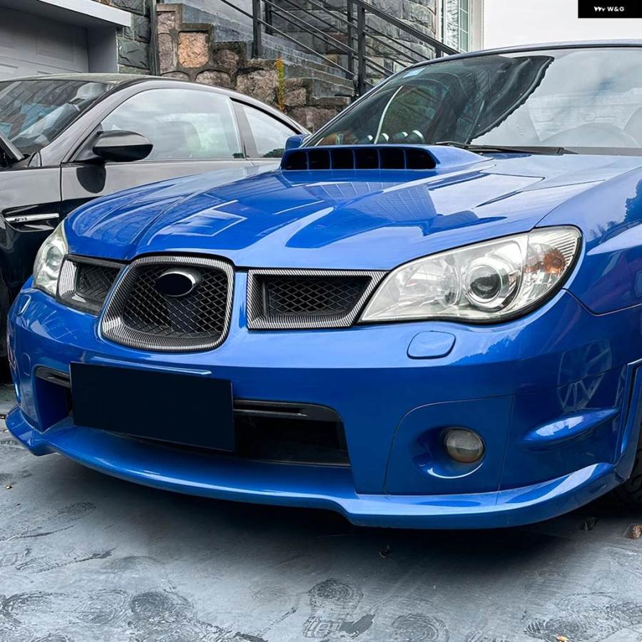 並行輸入品 フロントフード グリル レーシング バンパー グリル エクステリア スバル インプレッサ WRX STI 第9世代 2006-2007の画像