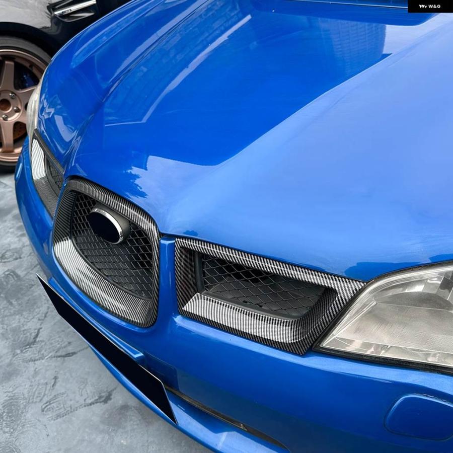 並行輸入品 フロントフード グリル レーシング バンパー グリル エクステリア スバル インプレッサ WRX STI 第9世代 2006-2007の画像
