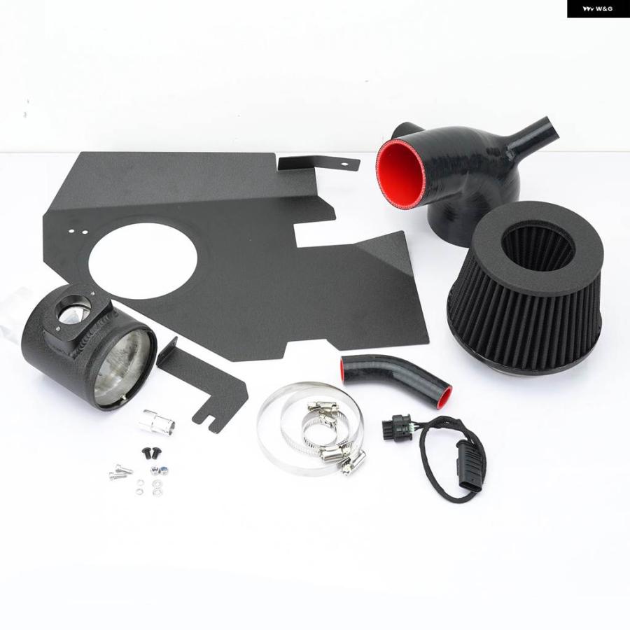 並行輸入品 BMW 535I F10 F11 3.0T N55 2009-2016用 カスタム コールドエアインテーク パイプ キット エンジン ヒートシールド_4