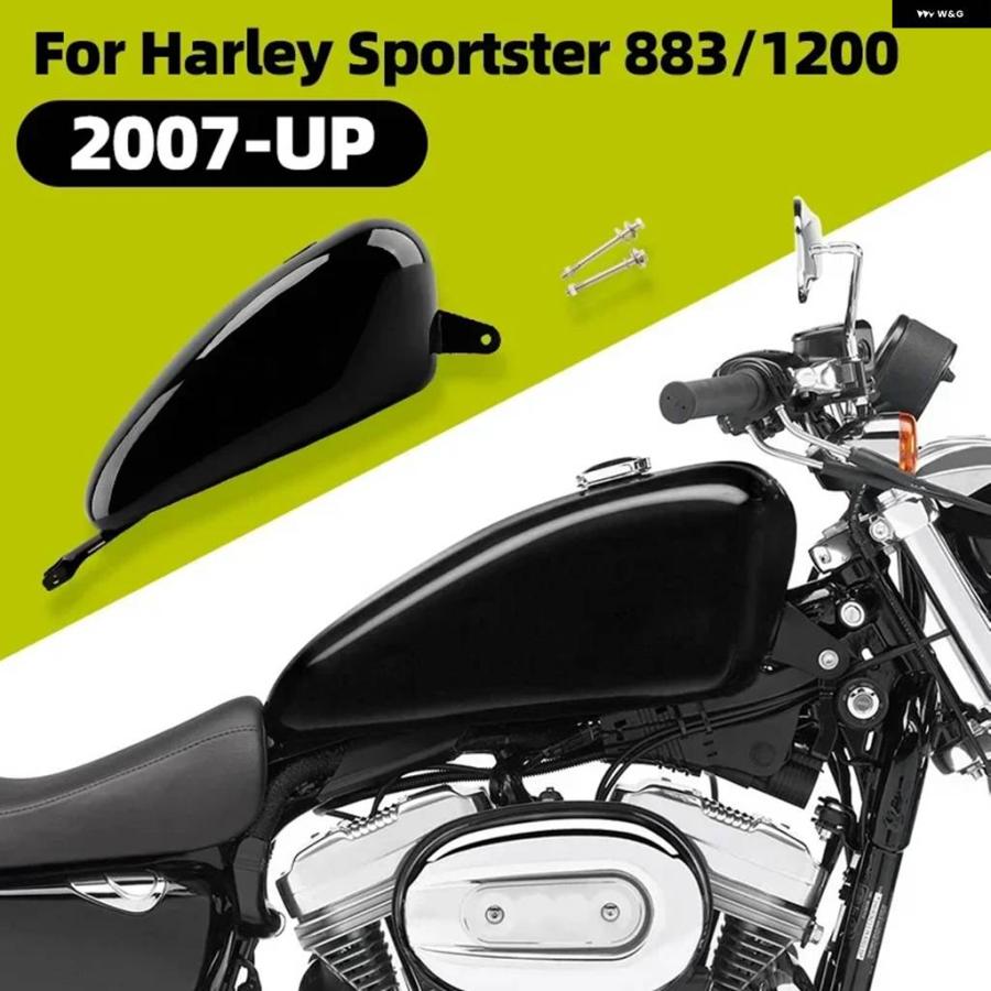 並行輸入品 グロス バイク EFI 14.4リットル オイルガス燃料タンク 3.3ガロン レトロ ハーレー スポーツスター 1200 フォーティの画像