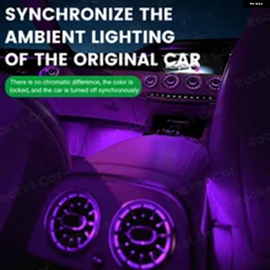 並行輸入品 2ドア タービン アウトレット 7/64カラー LED エアベント メルセデス ベンツ S-クーペ W217 C217 ノズル ダッシュボ_3