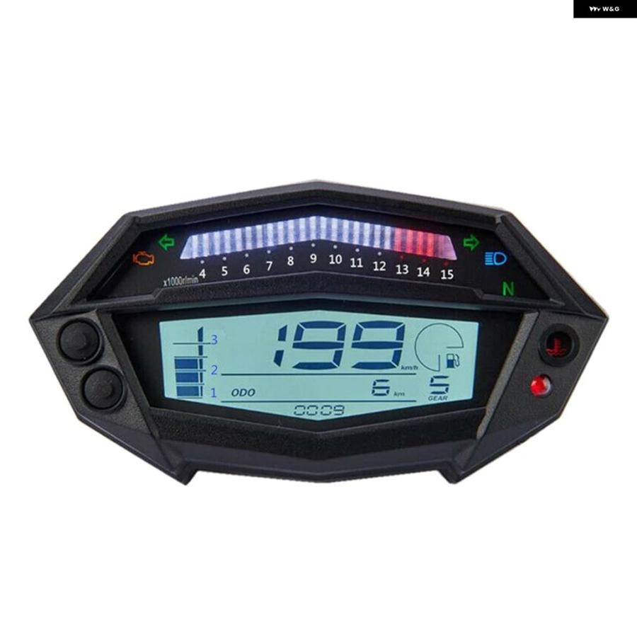 並行輸入品 オートバイ デジタルタコメータースピード メーター ギア