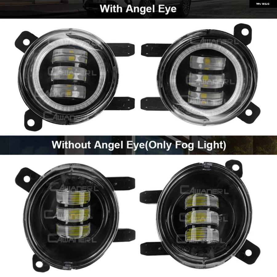 並行輸入品 車用 LED フォグランプ エンジェルアイ DRL ドライビングランプ H11 BMW F33 F32 F36 430I 435I 440I 425D 430D 435D_12