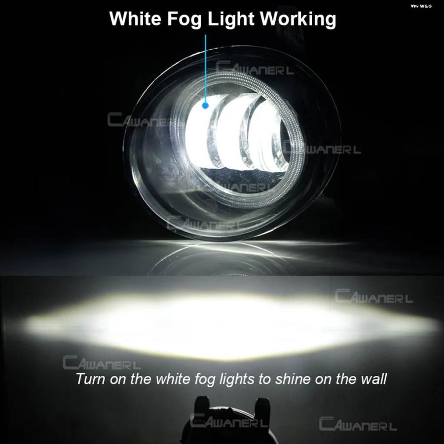 並行輸入品 車用 LED フォグランプ エンジェルアイ DRL ドライビングランプ H11 BMW F33 F32 F36 430I 435I 440I 425D 430D 435D_14