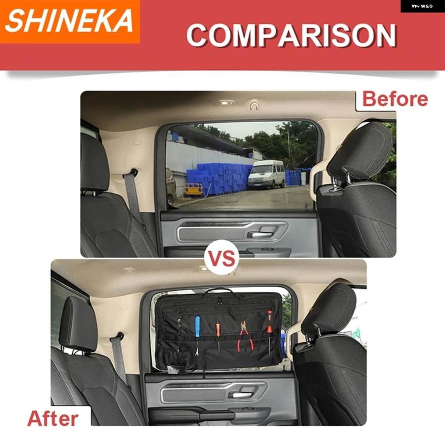 並行輸入品 車用リアウィンドウ 収納 バッグ ジープ グランドコマンダー 2006-2010 ダッジ ラム 2018+ フォード F150 2015+用_4