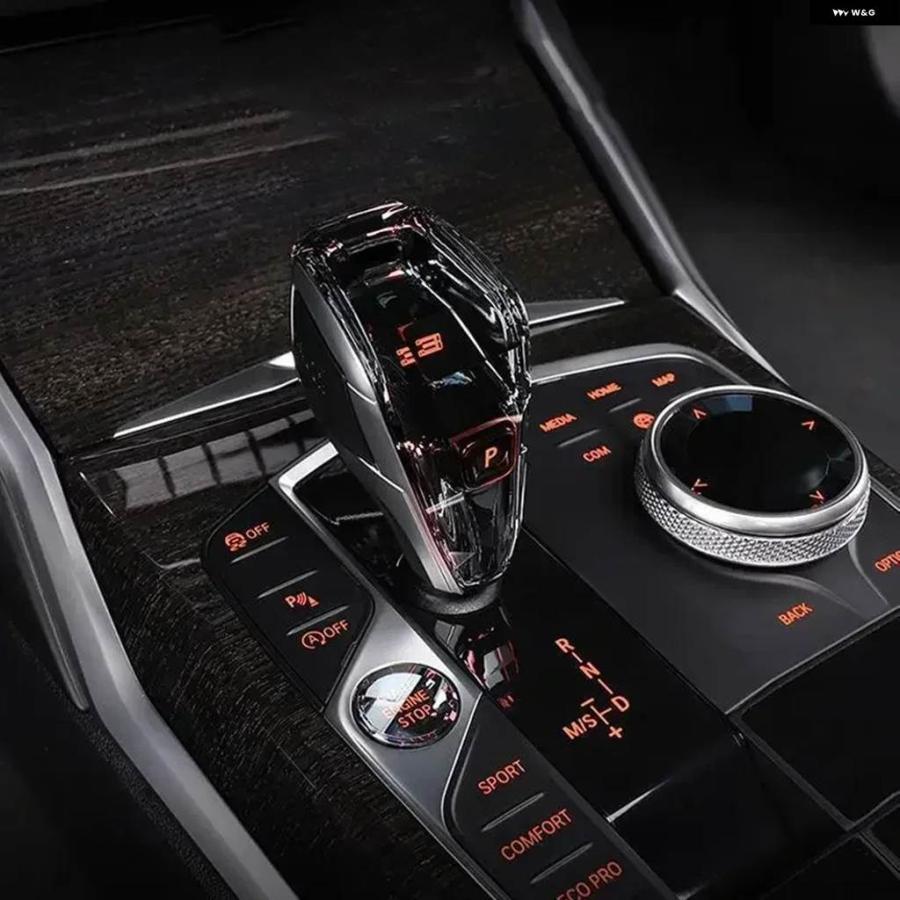並行輸入品 クリスタル ギア シフト ノブ レバー スティック ハンドル 3個セット BMW 3 5シリーズ G20 G21 G28 G22 G23 G26 G15_15