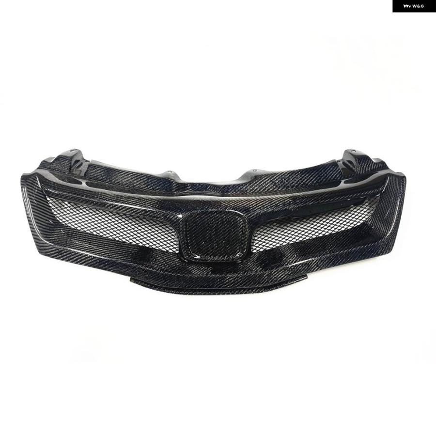並行輸入品 ホンダ シビック FN FK FN2 タイプ R 2006-2012 レーシング グリル フロント グリル カーボン カーアッパー バンパーの画像