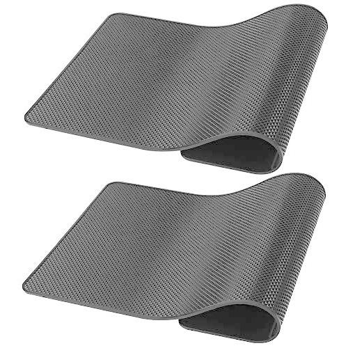 超強力滑り止めマット 車用粘着滑り止めマット２枚セット 27cm 15cm 大きめサイズ 滑り止めパッド 車載アクセ 驚きの値段で