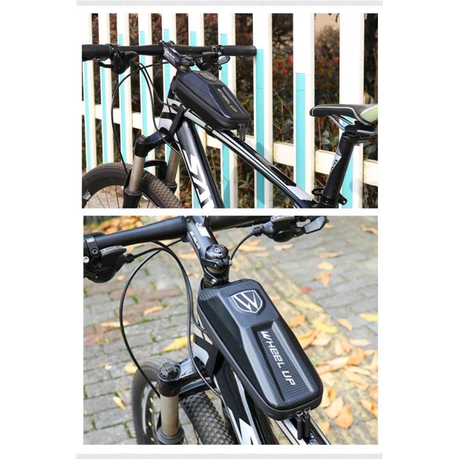 フレームバッグ 自転車 フロントバッグ ハンドルバッグ 大容量 ロードバイク クロスバイク スマホホルダー ミニベロ Mtb 折りたたみ自転車 Fr3 Adelphos Fr3 アデルフォスyahoo ショッピング店 通販 Yahoo ショッピング