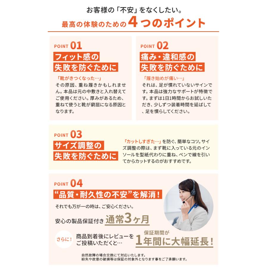 【2点以上で20%OFFクーポン_理学療法士監修】 インソール ハイアーチ アーチ高3.7cm レディース メンズ 扁平足 衝撃吸収 薄型 軽量 ARCH-MAX |  | 06