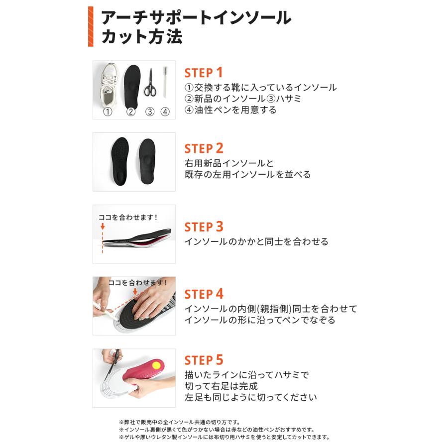 【2点以上で20%OFFクーポン_理学療法士監修】 インソール ハイアーチ アーチ高3.7cm レディース メンズ 扁平足 衝撃吸収 薄型 軽量 ARCH-MAX |  | 07