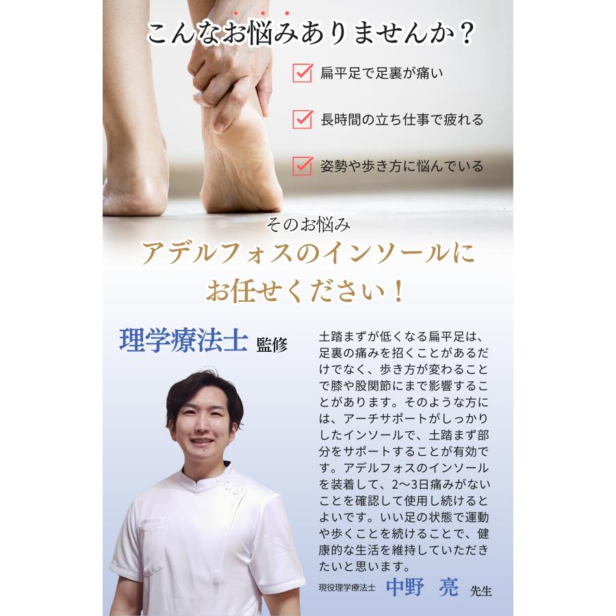 【2点以上で20%OFFクーポン有_理学療法士監修】 インソール 衝撃吸収 アーチサポート 扁平足 土踏まず 中敷き レディース メンズ 立ち仕事 スニーカー ARCH-SP |  | 01