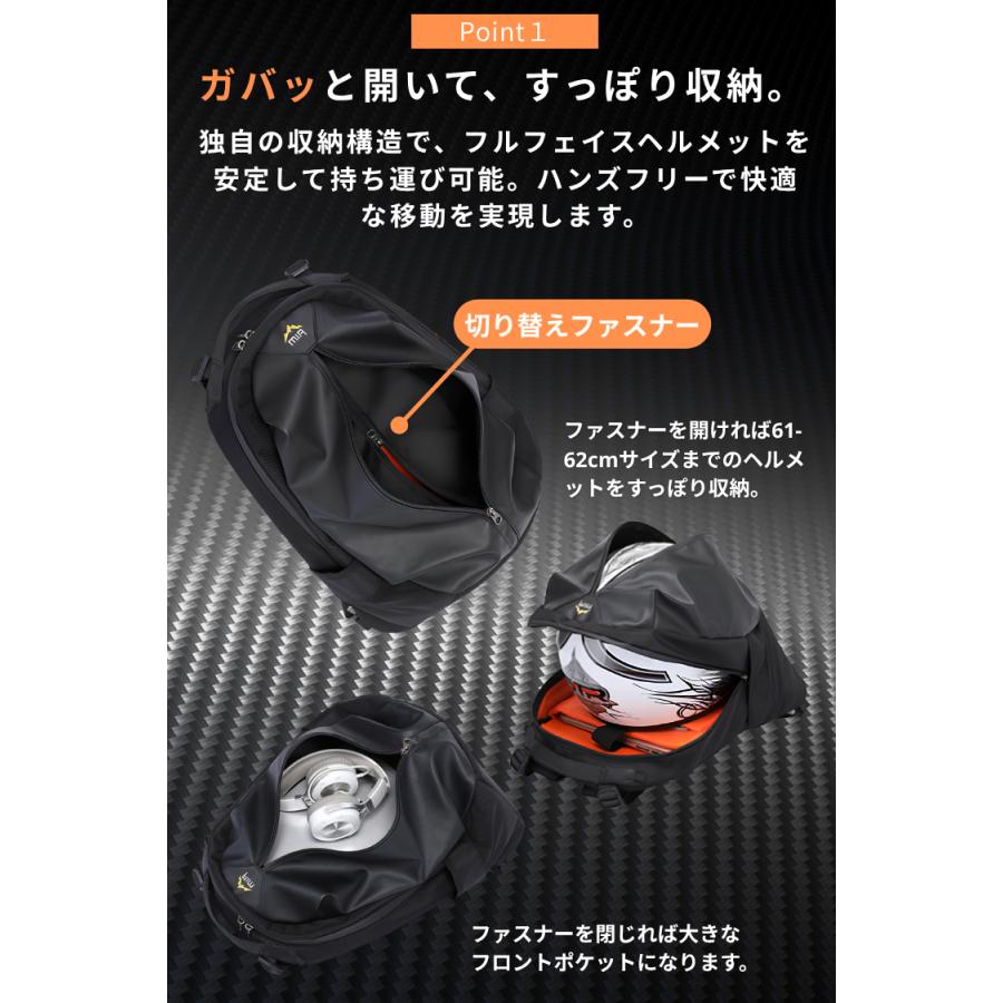 リュック ヘルメットバッグ フルフェイスヘルメット メンズ 大容量 33L