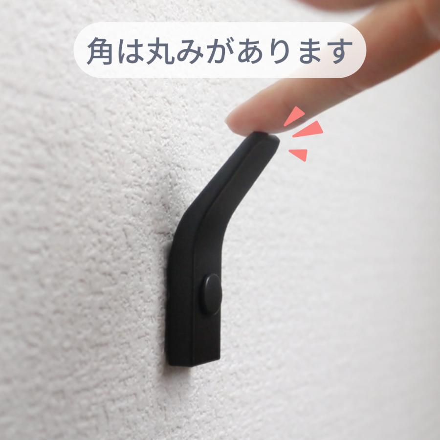 ウォールフック 3個入り アルミ 壁 フック おしゃれ 強力木ネジ固定