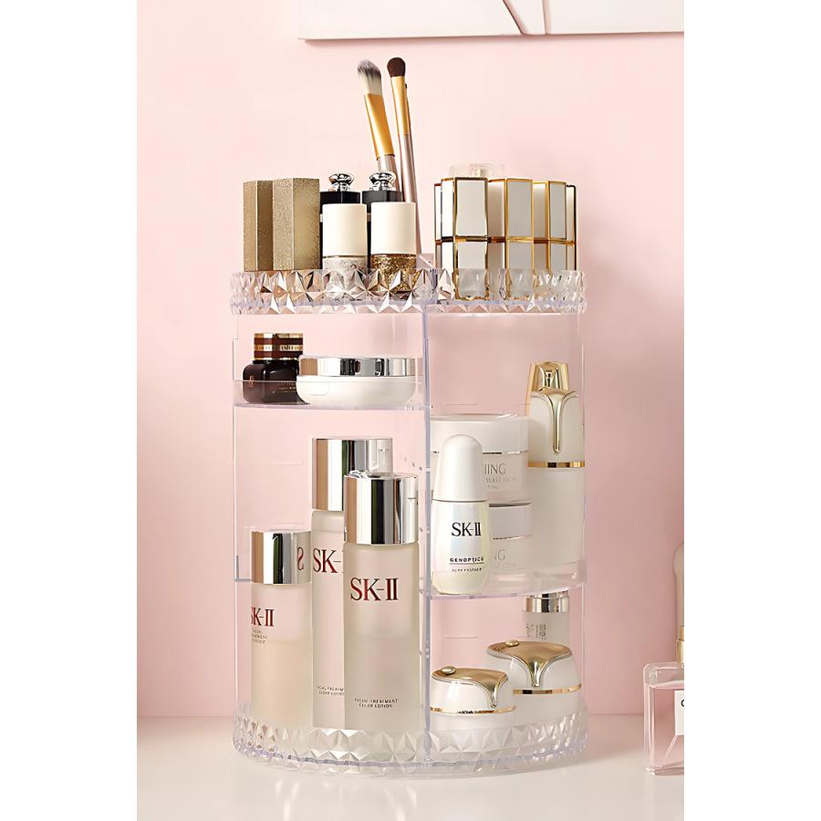 メイクボックス 大容量 回転式 コスメ収納ボックス コスメ収納 化粧品