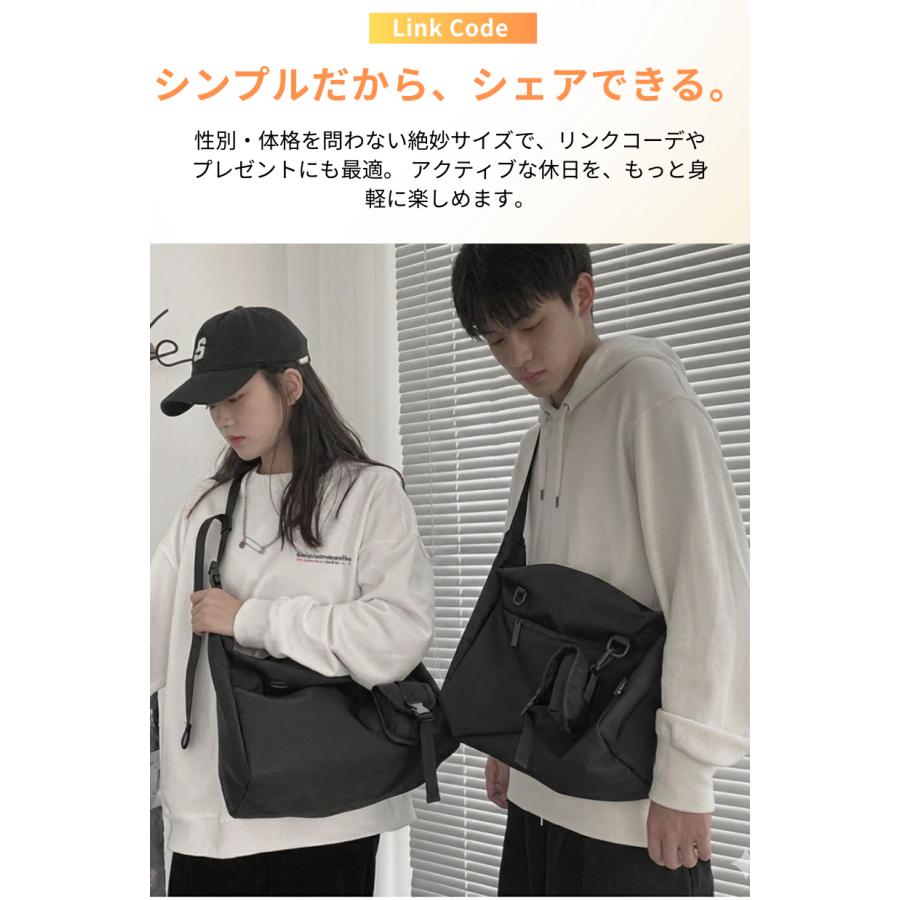 ショルダーバッグ メンズ レディース 斜めがけ 軽量 撥水 防汚 大容量