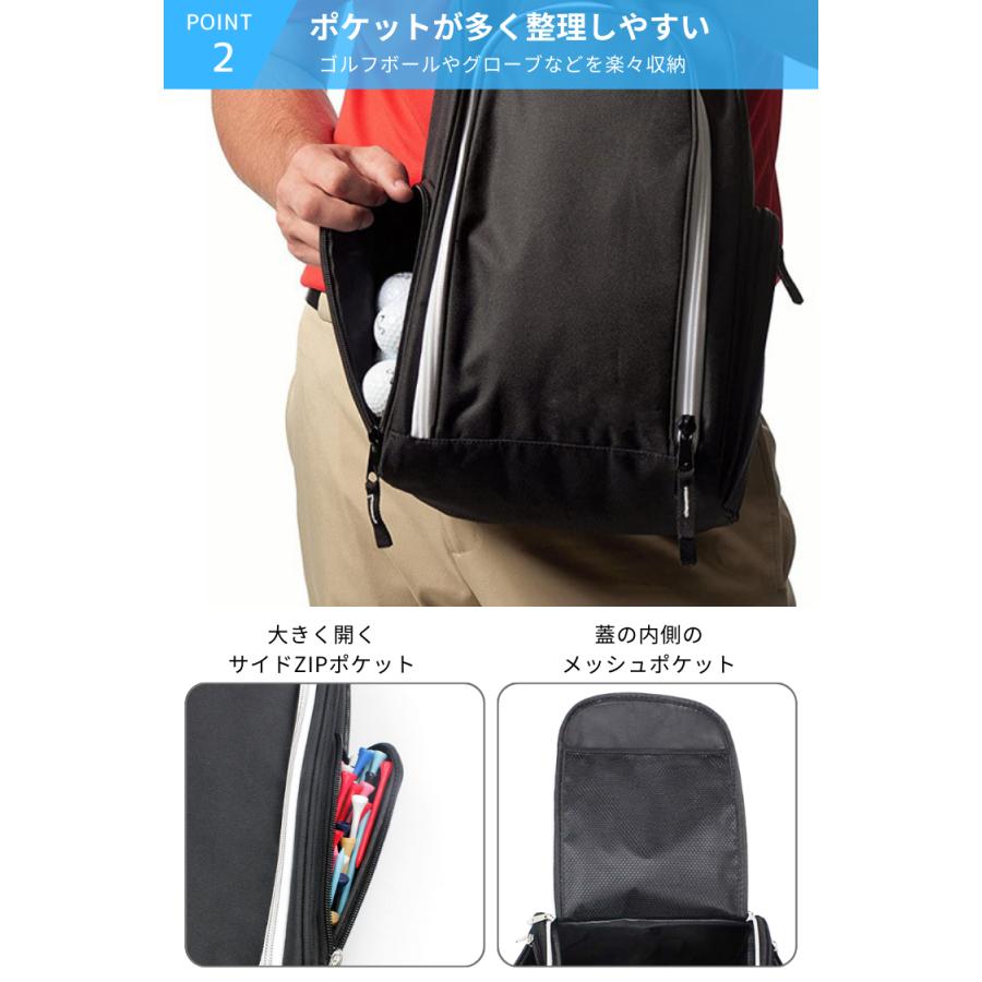 シューズケース ゴルフ シューズバッグ サッカー スポーツ 野球 バスケ バスケット バスケシューズ 卓球 テニス ジム 撥水 メッシュ メンズ レディース SHOES1 |  | 02