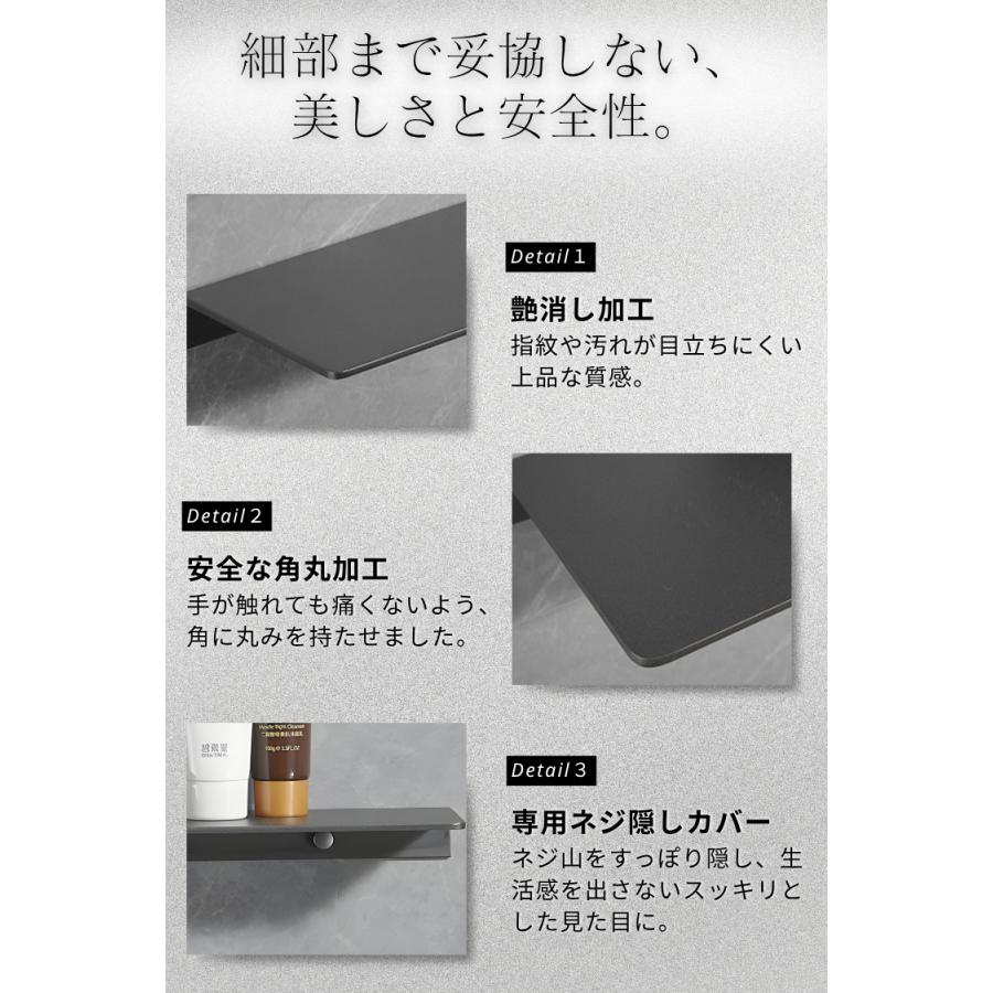 ウォールシェルフ おしゃれ アイアン ステンレス 壁掛け 棚 L字 洗面所