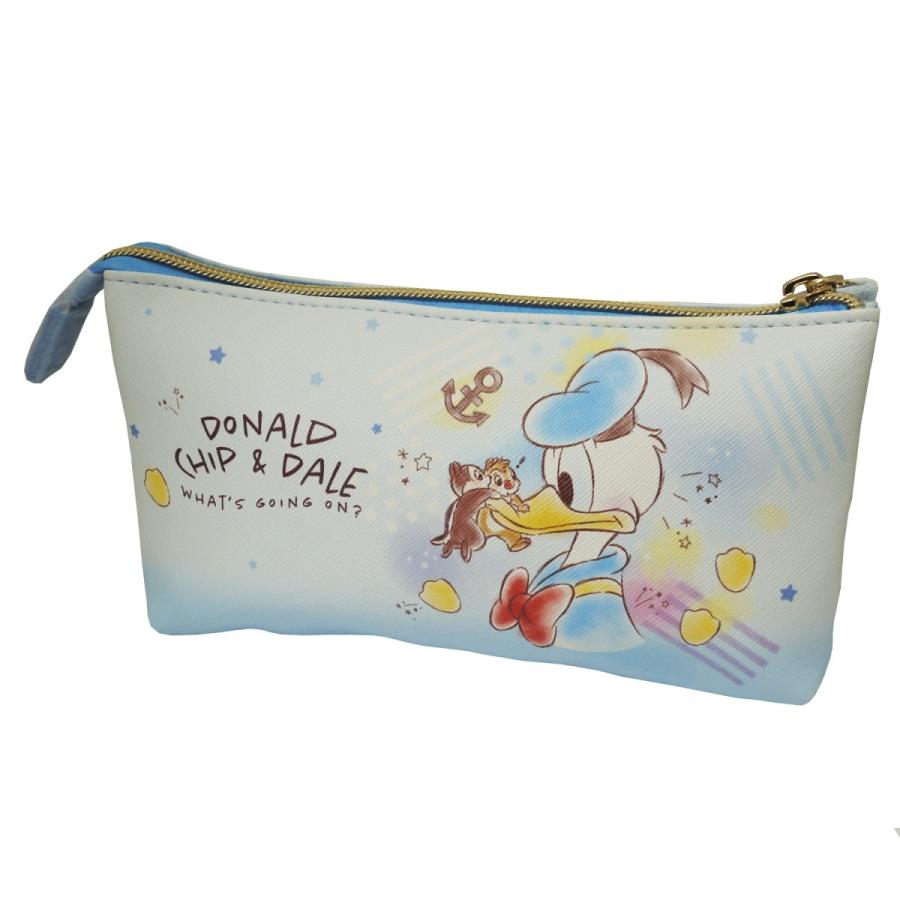 ポーチ 合皮3ポケット ディズニー チップ デール ドナルド カタヤマ店 通販 Yahoo ショッピング