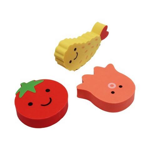 わくわくお弁当 ダイカット 消しゴム 8種類 各1個 : カタヤマ店