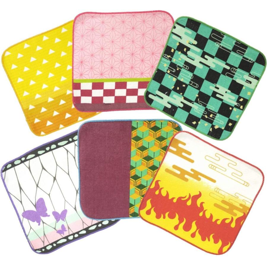 和柄 ミニタオル ハンカチ 6柄 各1枚セット 訳アリ : カタヤマ店