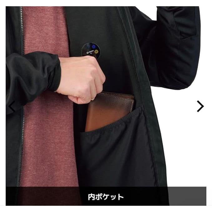 エックスシェルター(R)断熱βライトウォームジャケット ブラック 3L