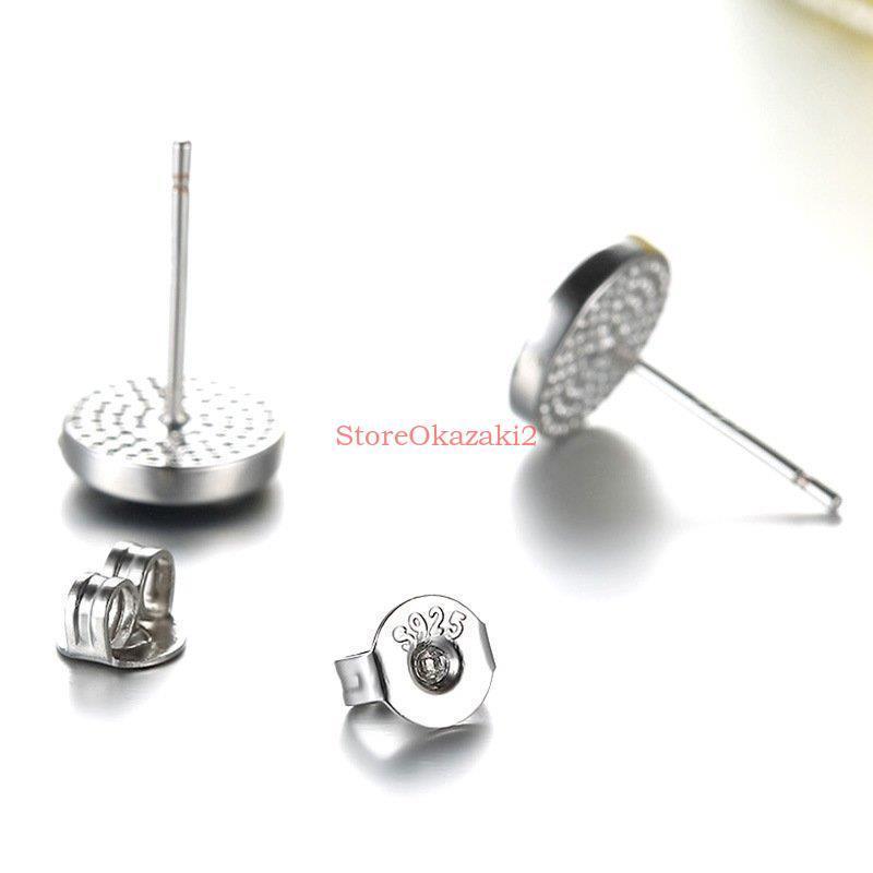 あす楽対応 ピアス スタッドピアス 耳飾り 両耳用 レディース 女性 アクセサリー ファッション小物 ラウンド シンボル マーク 記号 キャッチ付き おしゃれ ピアス カラー シルバー Www Ideelltforum Se