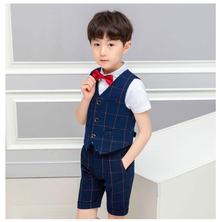 売れ筋がひ 男の子 スーツ 4点セット フォーマルスーツ 子供スーツ 夏用 男児 ベストスーツ 結婚式 ピアノ 発表会 90 100 110 1 130 140 150 160 170全品2点 Aynaelda Com