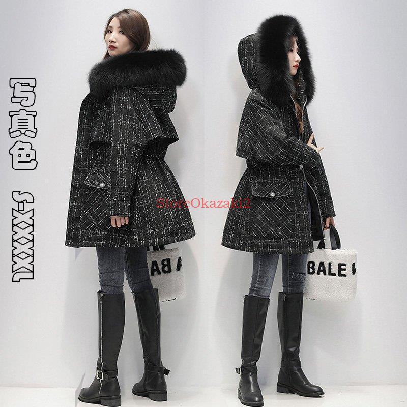 コート レディース フード付きコート ロング丈 モッズコート アウター中綿ダウン キルティング ミリタリーコート ファー ボア暖かい 羽織り 秋 冬 冬 服 40代 17年春の