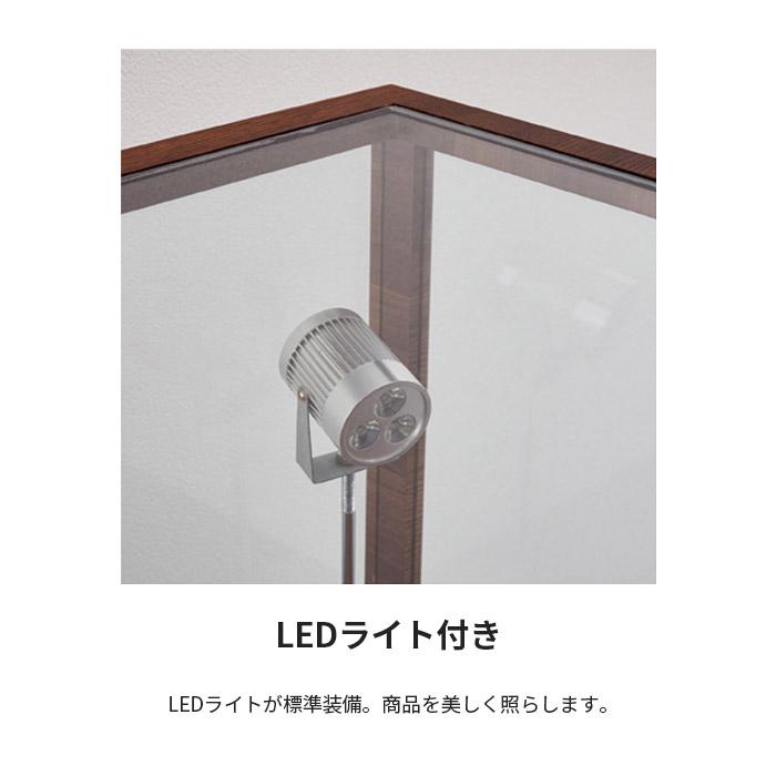 ガラスショーケース LEDライト付き ディスプレイボックス フロア ガラスショーケース LEDライト付き ディスプレイボックス フロア