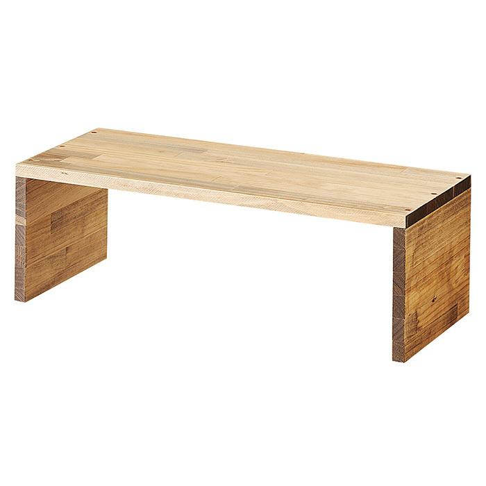 コの字ラック 木製 幅60cm 収納 卓上テーブル ディスプレイ :EX6-778 
