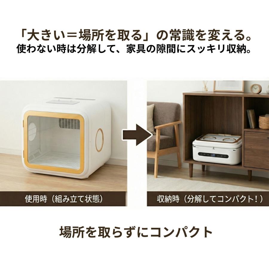 ペットドライヤー ペットドライルーム 最新モデル 1年保証付 大型猫