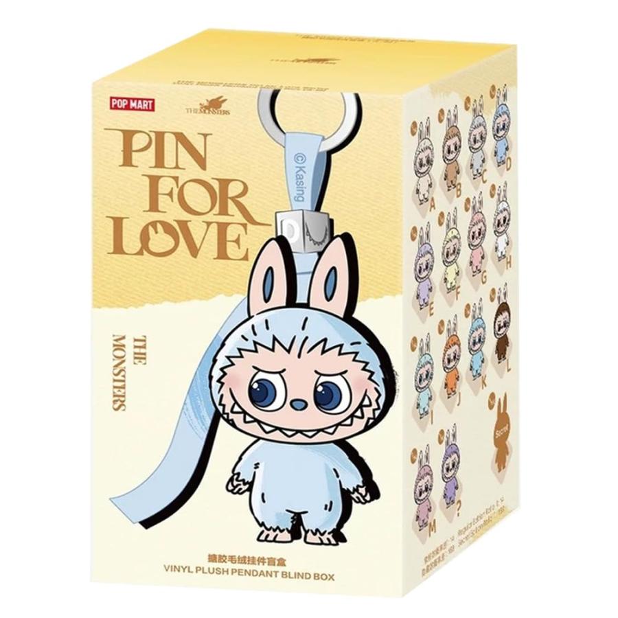 PINFORLOVE ラブブぬいぐるみキーホルダー? ミニラブブ PIN FOR LOVE イニシャル【JCF】 ラブブ新発売【2025年8月
