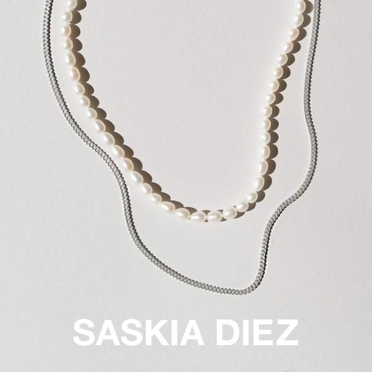 SASKIA DIEZ サスキア ディツ IDENTITY PEARL NECKLACE アイデンティティーパールネックレス レディース ブランド