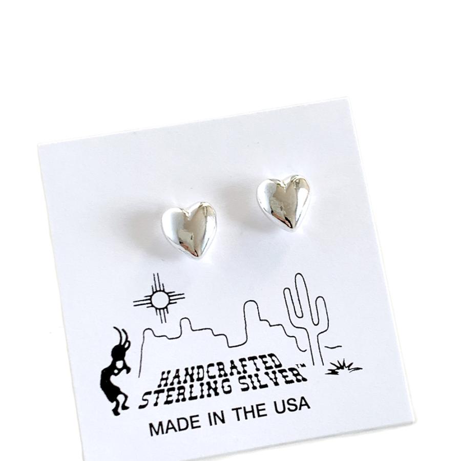 Harpo（アルポ） Hearts Studs Silver Earrings ハート スタッズ 