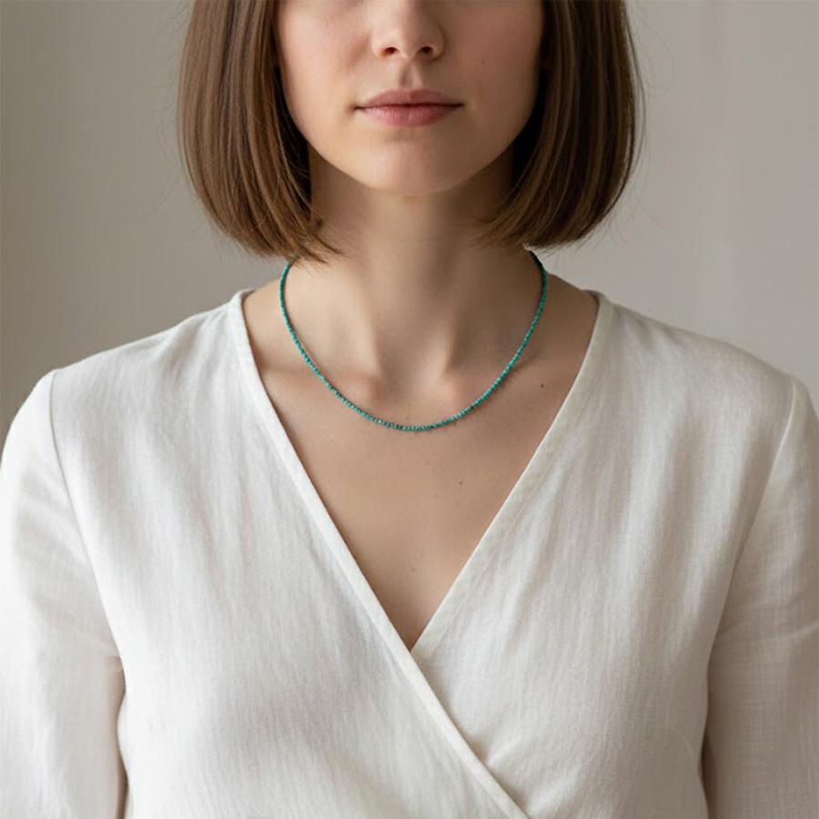 Harpo（アルポ） Turquoise Beads Necklace ターコイズ ビーズ