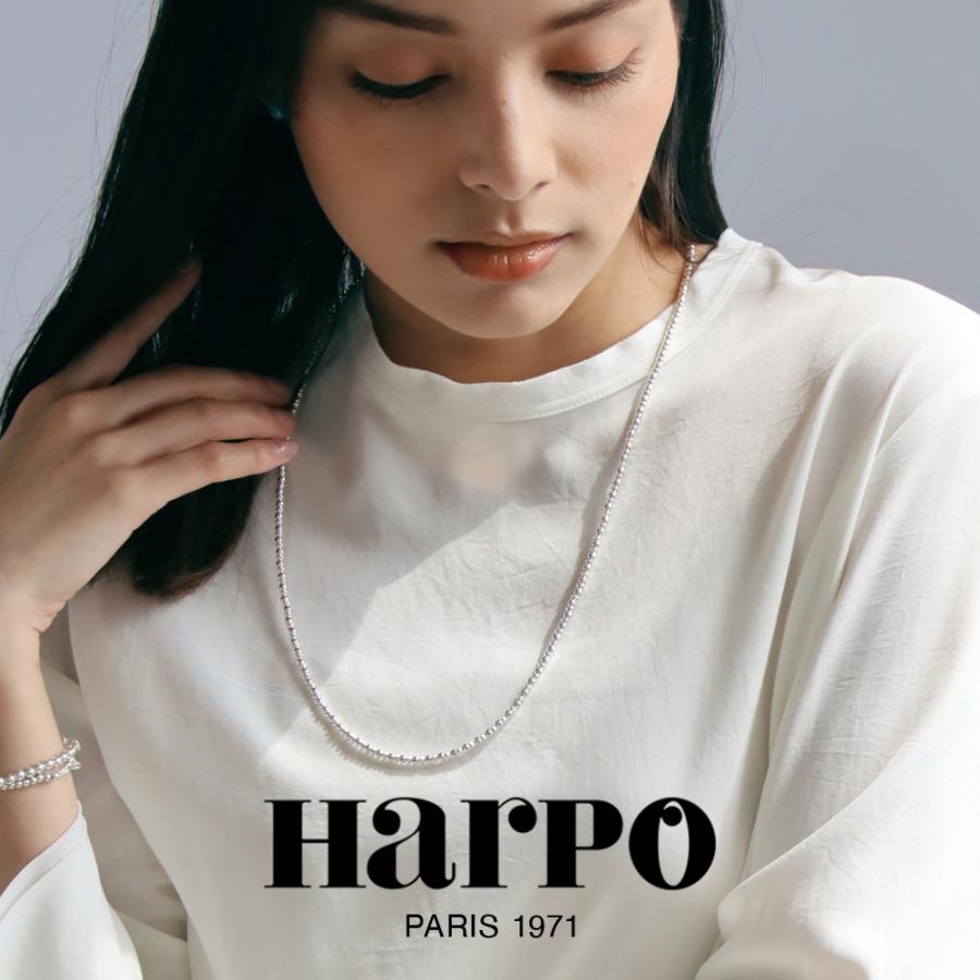 HARPO アルポ Navajo round and saucer silver beads necklace 64cm/3mm ナバホラウンドアンドソーサーシルバービーズネックレス ナバホパール ハルポ｜storesparkle