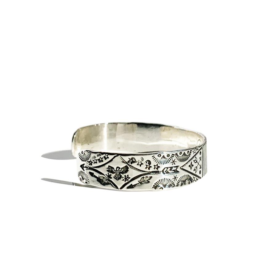 美品 ERICKA NICOLAS BEGAY シルバーバングル 33号 美品 ERICKA