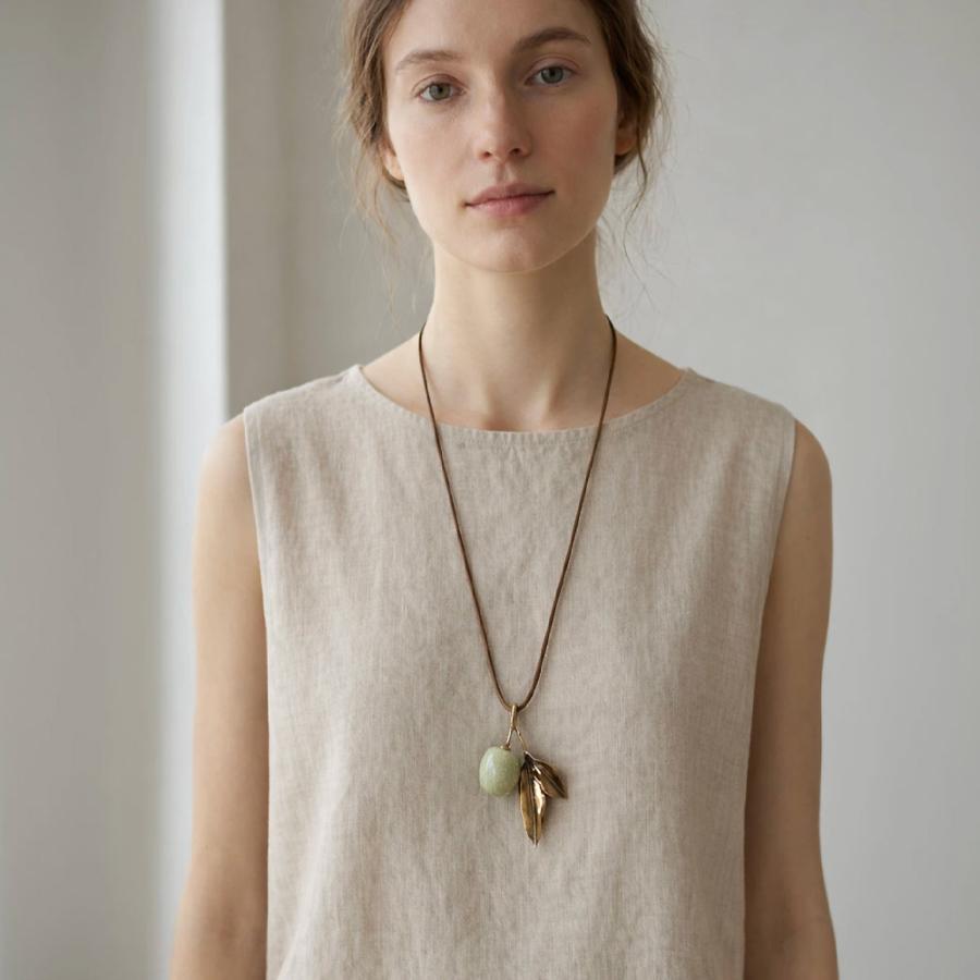 RENARD BIJOUX レナード ビジュー フレンチクラフト りんご ネックレス
