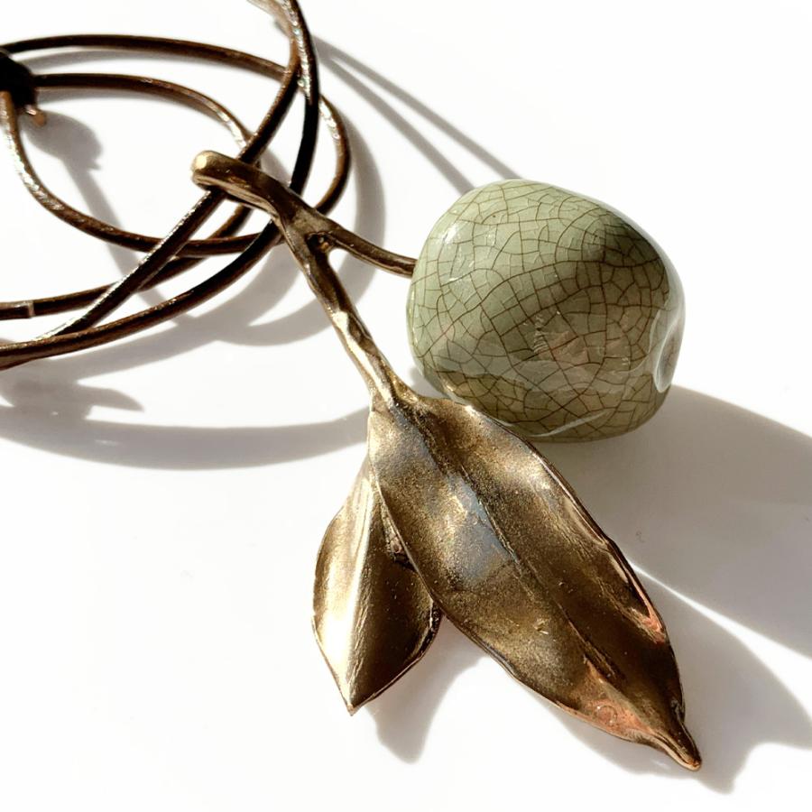 RENARD BIJOUX レナード ビジュー フレンチクラフト りんご ネックレス 